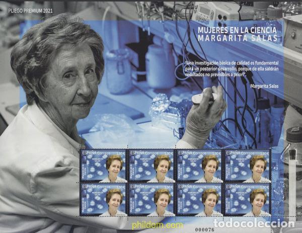 Sellos: 652174 MNH ESPA&Ntilde;A 2021 MUJERES EN LA CIENCIA - MARGARITA SALAS