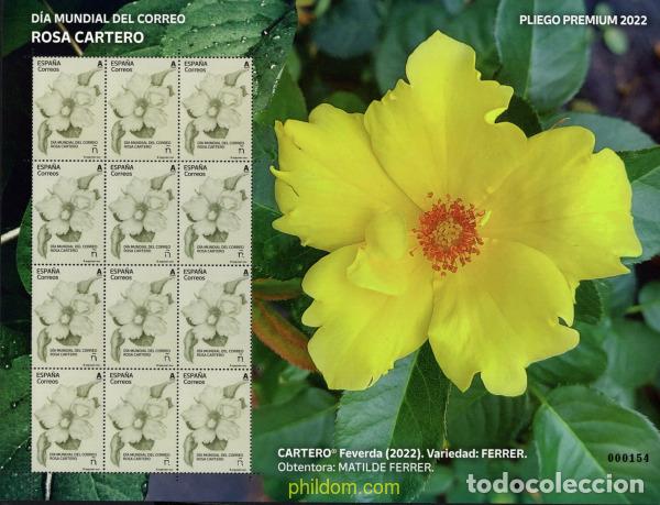 Timbres: 689083 MNH ESPA&Ntilde;A 2022 DIA MUNDIAL DEL CORREO - ROSA CARTERO