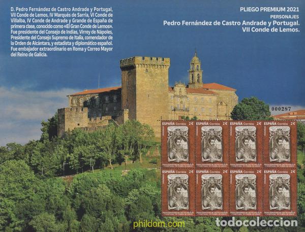 Sellos: 658137 MNH ESPA&Ntilde;A 2021 PEDRO FERNANDEZ DE CASTRO ANDRADE PORTUGAL- VII CONDE DE LEMOS