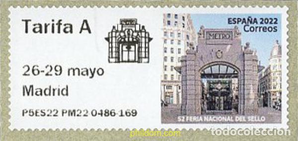Sellos: 691503 MNH ESPA&Ntilde;A 2022 52 FERIA DEL SELLO