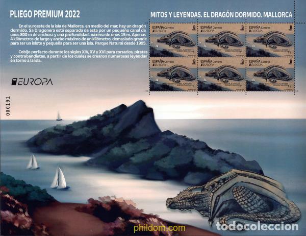 Sellos: 679136 MNH ESPA&Ntilde;A 2022 EUROPA CEPT 2022 -HISTORIAS Y MITOS