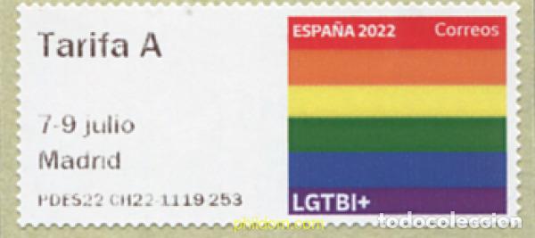 Sellos: 748115 MNH ESPA&Ntilde;A 2022 LGTBI