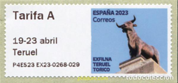 Sellos: 724496 MNH ESPA&Ntilde;A 2023 EXFILNA 2023. TERUEL. TORICO