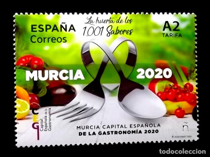 Sellos: 5379, SERIE NUEVA SIN CH. GASTRONOM&Iacute;A MURCIA.