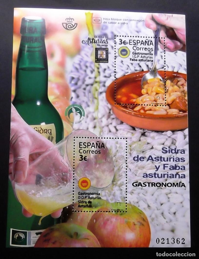 Sellos: 5391, SERIE NUEVA SIN CH. GASTRONOM&Iacute;A ASTURIAS.