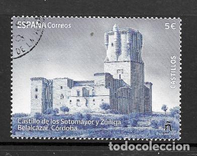 Sellos: ESPA&Ntilde;A 2025. CASTILLO DE SOTOMAYOR Y ZU&Ntilde;IGA. BELALCAZAR. CORDOBA. EDIFIL. USADO.