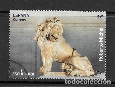 Sellos: ESPA&Ntilde;A 2025. ESCULTURA. ROBERTO MICHEL EDIFIL 5806. USADO.
