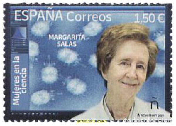 Sellos: 651855 MNH ESPA&Ntilde;A 2021 MUJERES EN LA CIENCIA - MARGARITA SALAS