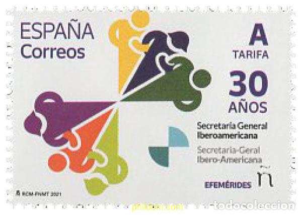 Sellos: 653757 MNH ESPA&Ntilde;A 2021 30 A&Ntilde;OS DE LAS CUMBRES IBEROAMERICANAS (1991-2021)