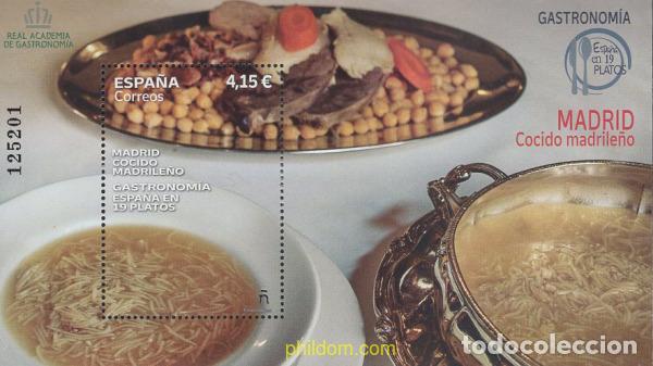 Sellos: 651849 MNH ESPA&Ntilde;A 2021 GASTRONOMIA - COCIDO MADRILE&Ntilde;O