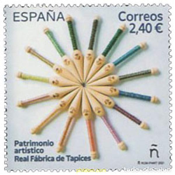 Sellos: 655343 MNH ESPA&Ntilde;A 2021 REAL FABRICA DE TAPICES