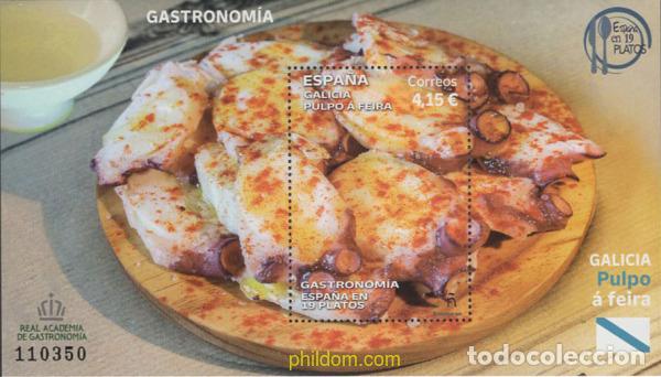 Sellos: 655364 MNH ESPA&Ntilde;A 2021 GASTRONOMIA - PULPO A FEIRA