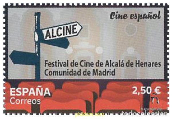Sellos: 658139 MNH ESPA&Ntilde;A 2021 CINE ESPA&Ntilde;OL. FESTIVAL DE CINE DE ALCAL&Aacute; DE HENARES/ COMUNIDAD DE MADRID