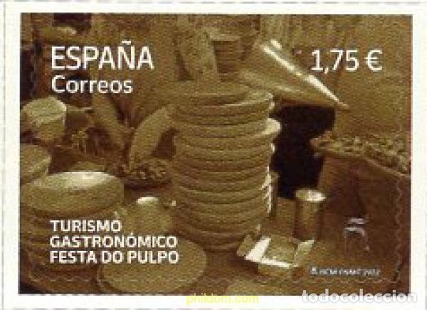 Sellos: 666228 MNH ESPA&Ntilde;A 2022 TURISMO GASTRONOMICO - FESTA DO PULPO