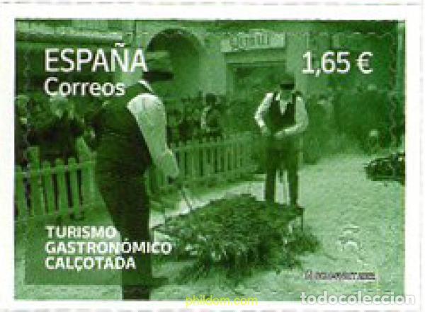 Sellos: 666231 MNH ESPA&Ntilde;A 2022 TURISMO GASTRONOMICO -CAL&Ccedil;OTADA