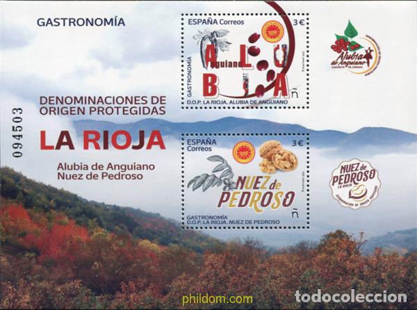 Sellos: 675905 MNH ESPA&Ntilde;A 2022 GASTRONOM&Iacute;A D.O. PROTEGIDAS LA RIOJA