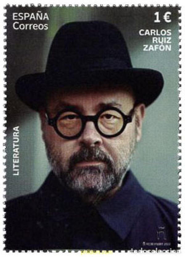 Sellos: 675883 MNH ESPA&Ntilde;A 2022 LITERATURA. CARLOS RUIZ ZAF&Oacute;N