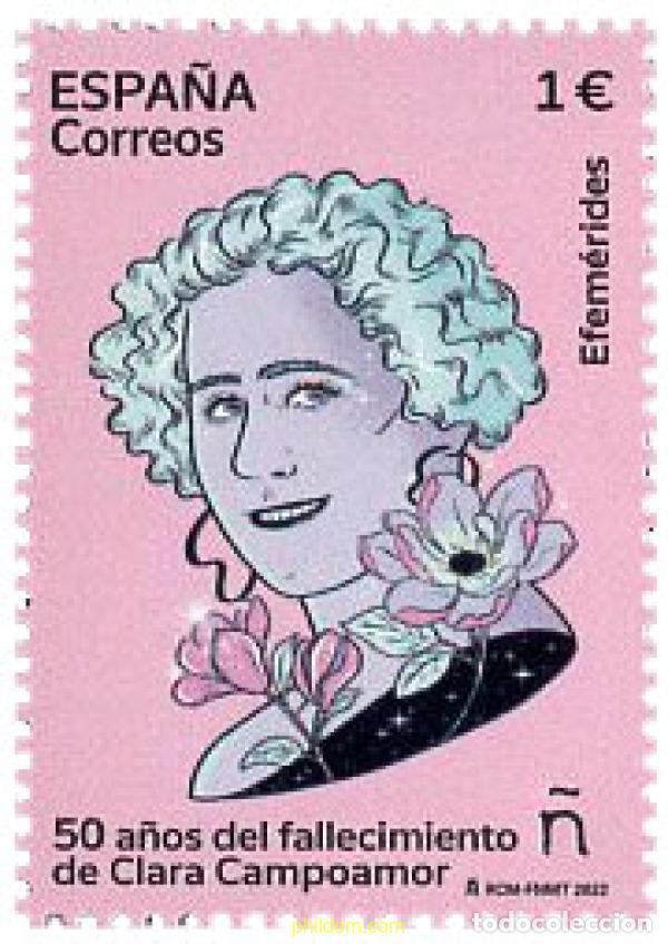 Sellos: 675877 MNH ESPA&Ntilde;A 2022 50 A&Ntilde;OS DEL FALLECIMIENTO DE CLARA CAMPOAMOR