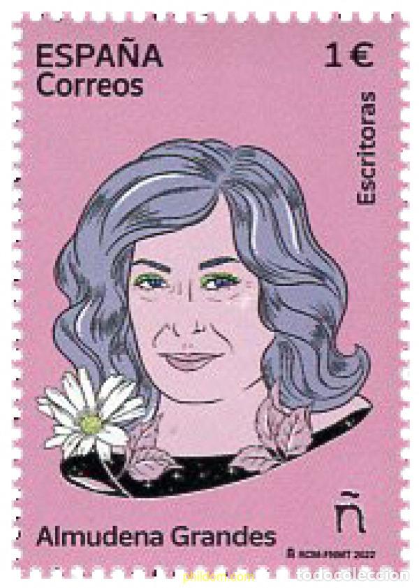 Sellos: 679079 MNH ESPA&Ntilde;A 2022 ALMUDENA GRANDES - ESCRITORA