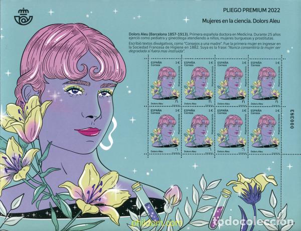 Sellos: 681122 MNH ESPA&Ntilde;A 2022 MUJERES EN LA CIENCIA - DOLORS ALEU
