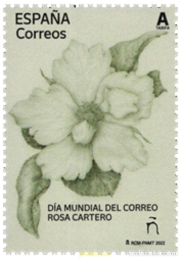 Sellos: 689082 MNH ESPA&Ntilde;A 2022 DIA MUNDIAL DEL CORREO - ROSA CARTERO