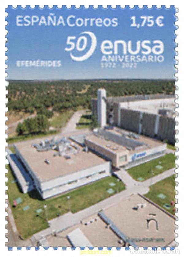 Sellos: 689348 MNH ESPA&Ntilde;A 2022 50 ANIVERSARIO ENUSA 1972-2022