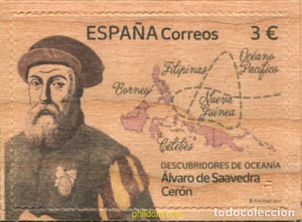 Sellos: 689344 MNH ESPA&Ntilde;A 2022 DESCUBRIDORES DE OCEANIA - ALVARO DE SAAVEDRA CER&Oacute;N