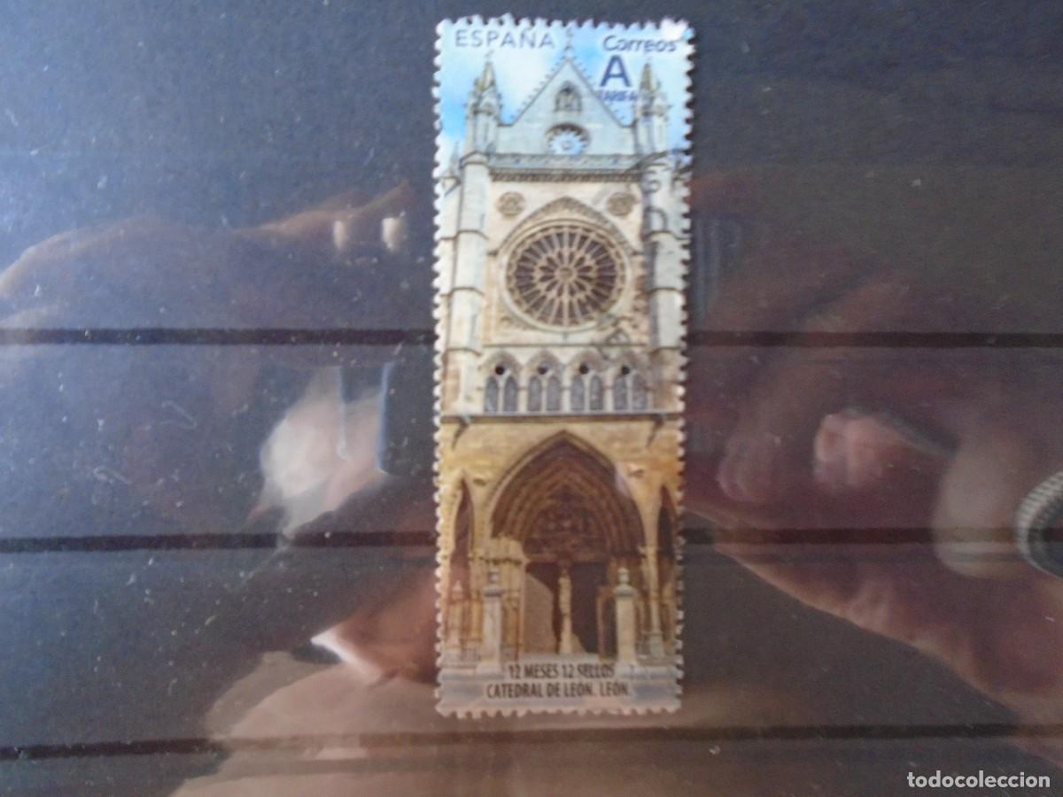 Sellos: SELLO DOBLE TARIFA A 12 MESES 12 SELLOS CATEDRAL DE LEON