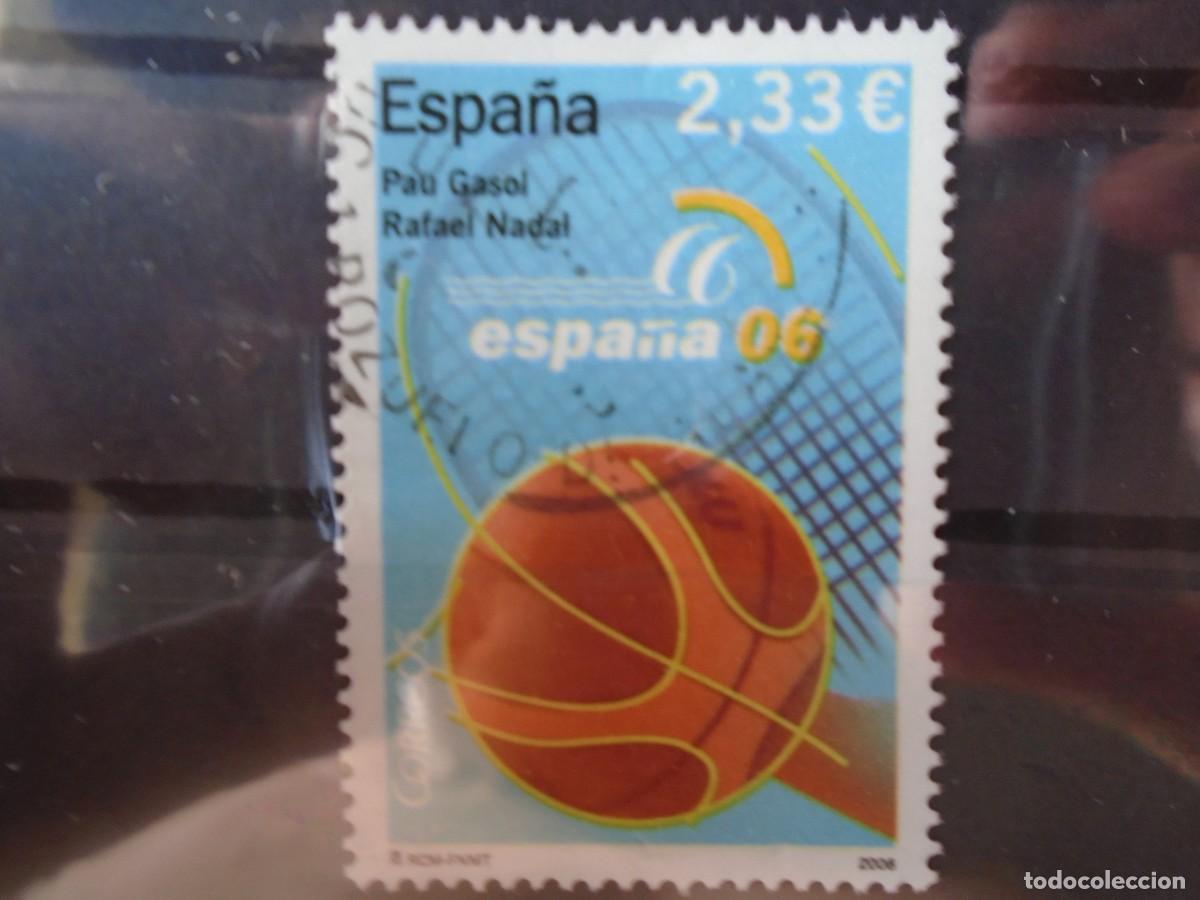 Sellos: 2,33 &euro; A&Ntilde;O 2006 PAU GASOL RAFAEL NADAL