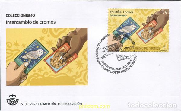 Sellos: 787799 MNH ESPA&Ntilde;A 2026 COLECCIONISMO. INTERCAMBIO DE CROMOS.