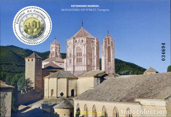 Sellos: 785214 MNH ESPA&Ntilde;A 2026 PATRIMONIO MUNDIAL. MONASTERIO DE POBLET. TARRAGONA.
