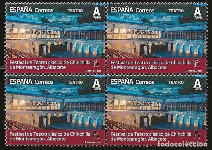Sellos: ESPA&Ntilde;A 2026 - FESTIVAL TEATRO CLASICO DE CHINCHILLA (NUEVO) X4