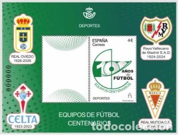 Sellos: ESPA&Ntilde;A 2026 - HB DEPORTES, EQUIPOS CENTENARIOS (NUEVO)