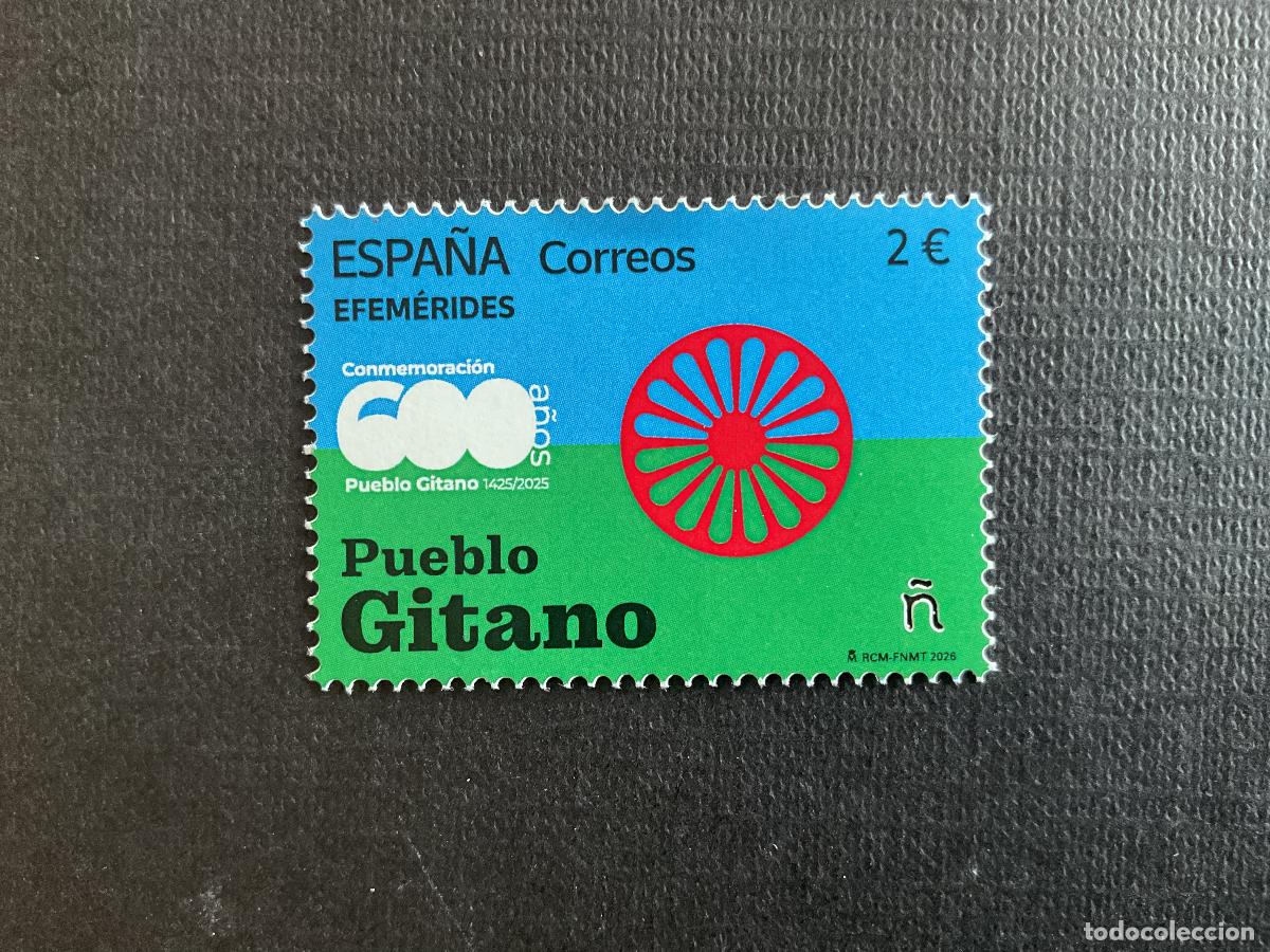 Sellos: ESPA&Ntilde;A A&Ntilde;O 2026. 600 ANIVERSARIO DEL PUEBLO GITANO
