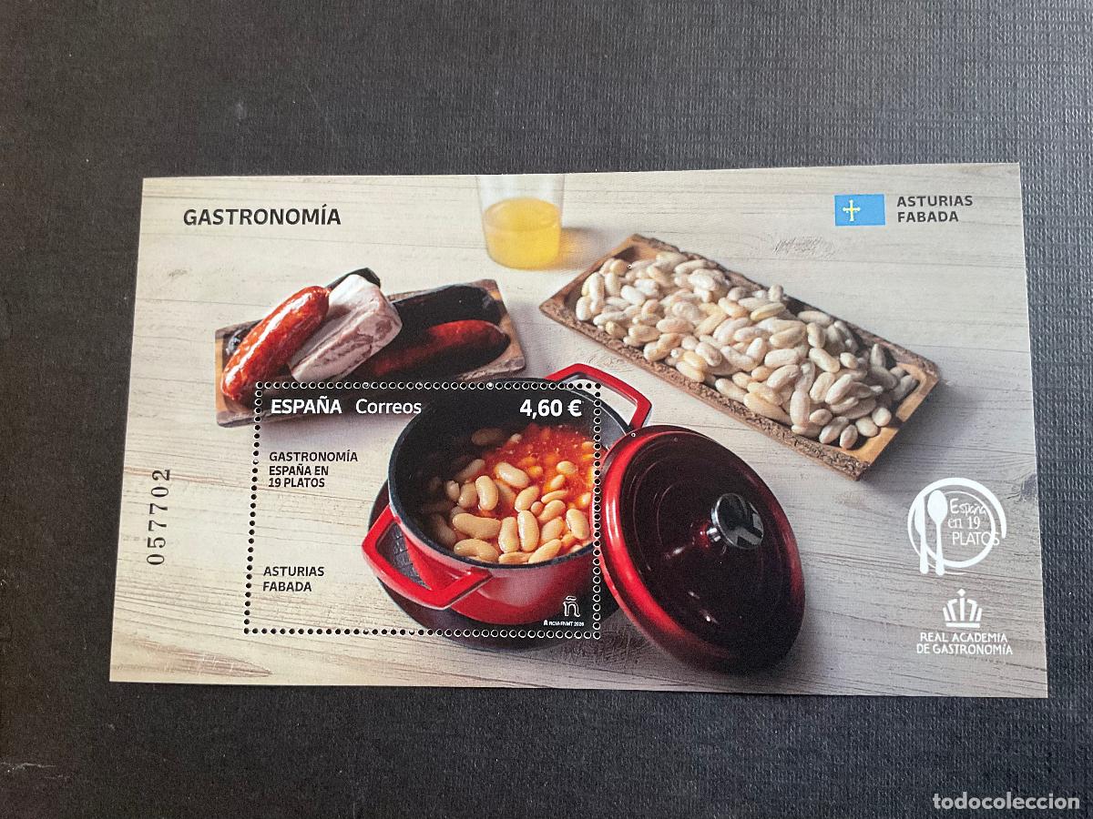Sellos: ESPA&Ntilde;A A&Ntilde;O 2026. GASTRONOMIA. ASTURIAS. FABADA