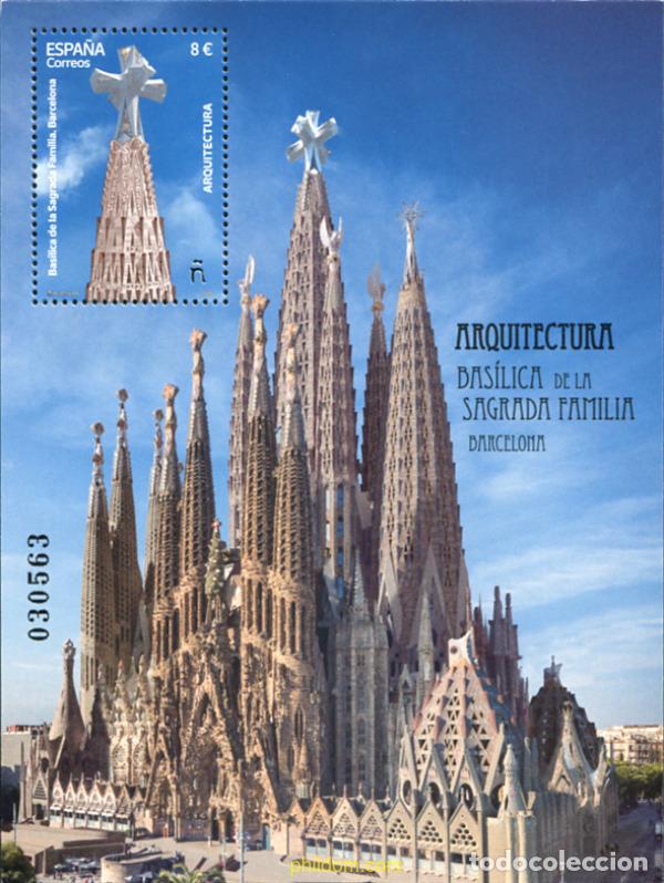 Sellos: 790377 MNH ESPA&Ntilde;A 2026 ARQUITECTURA. BAS&iacute;LICA DE LA SAGRADA FAMILIA.