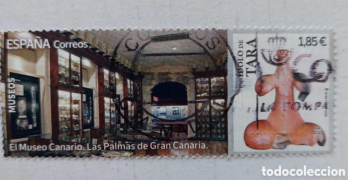 Sellos: 2025 Espa&ntilde;a Usado Museo Canario Las Palmas de Gran Canaria