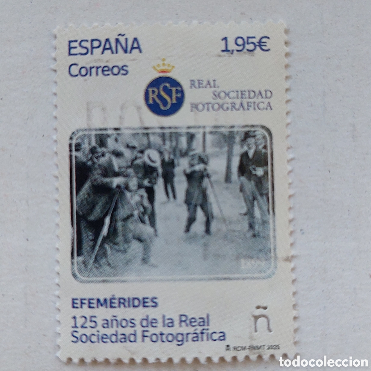 Sellos: Espa&ntilde;a Usado Efem&eacute;rides 125 a&ntilde;os Real sociedad fotogr&aacute;fica