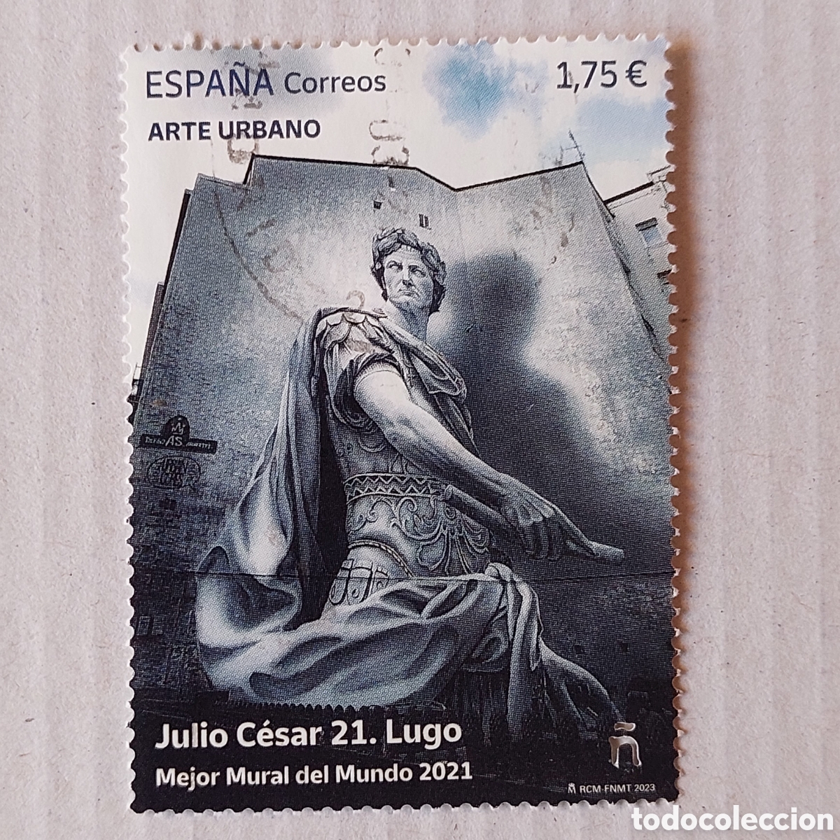 Sellos: 2023 Espa&ntilde;a Usado Arte Urbano Lugo Julio C&eacute;sar