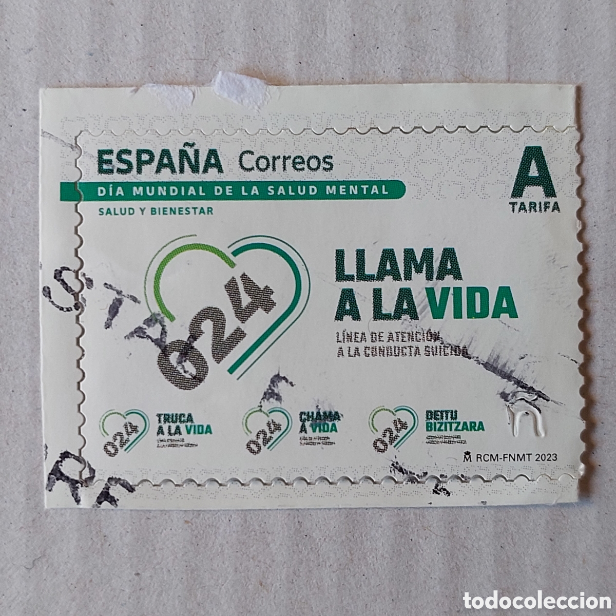 Sellos: 2023 Espa&ntilde;a Usado Salud y Bienestar Llama a la vida