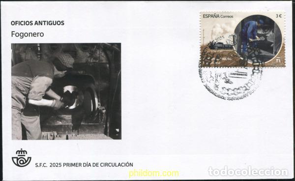Sellos: 777318 MNH ESPA&Ntilde;A 2025 OFICIOS ANTIGUOS. FOGONERO