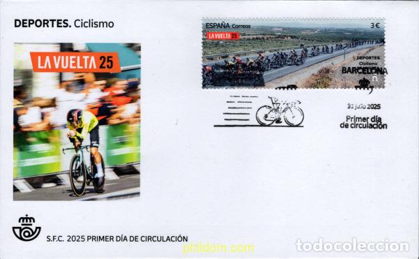 Sellos: 769775 MNH ESPA&Ntilde;A 2025 DEPORTES. CICLISMO. LA VUELTA.