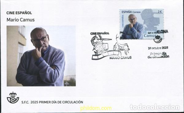 Sellos: 777323 MNH ESPA&Ntilde;A 2025 CINE ESPA&ntilde;OL. MARIO CAMUS.