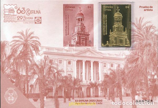 Sellos: 774191 MNH ESPA&Ntilde;A 2025 63 EXFILNA 2025. C&aacute;DIZ. AYUNTAMIENTO DE C&aacute;DIZ.