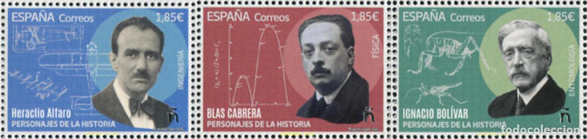 Sellos: 771878 MNH ESPA&Ntilde;A 2025 PERSONAJES DE LA HISTORIA.