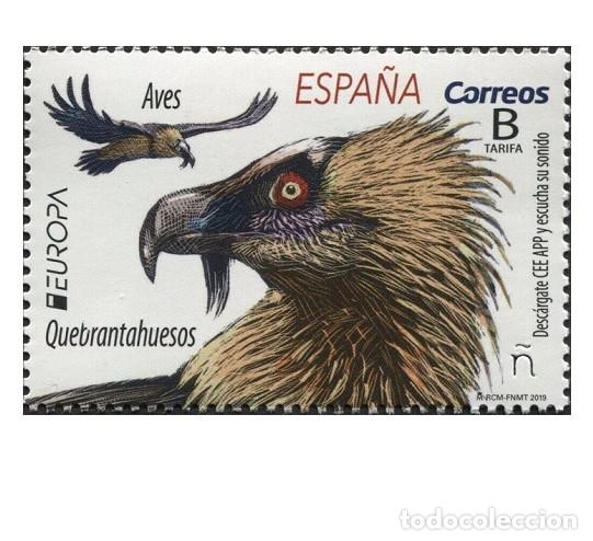 Sellos: Edifil 5314 MNH Fauna Aguila Europa SIN FIJA SELLO Espa&ntilde;a 2019