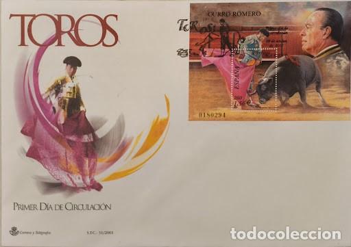 Sellos: Lote de 5 Sobres / Tarjetas de Primer D&iacute;a de Circulaci&oacute;n (FDC) - Espa&ntilde;a (A&ntilde;os 2000-2002)