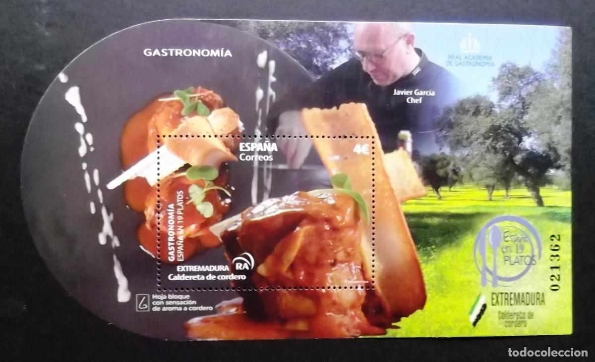 Sellos: 5420, SERIE NUEVA SIN CH. GASTRONOM&Iacute;A EXTREMADURA.