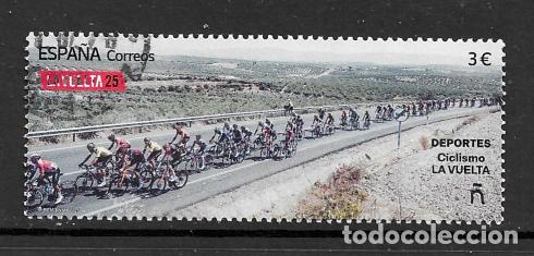 Sellos: ESPA&Ntilde;A 2025. DEPORTES. CICLISMO. LA VUELTA. EDIFIL . USADO.