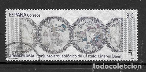 Sellos: ESPA&Ntilde;A 2025. ARQUEOLOGIA. CONJUNTO ARQUEOLOGICO DE CASTULO. LINARES (JAEN). EDIFIL . USADO